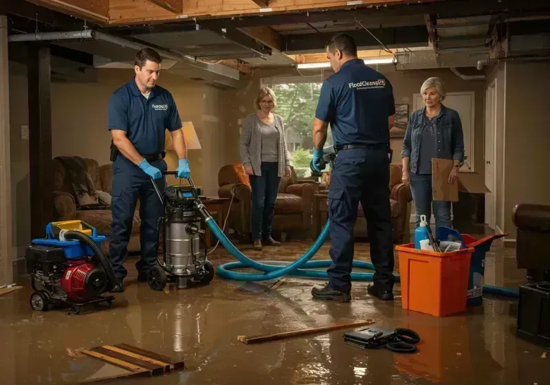 Basement Water Extraction and Removal Techniques process in Conover, NC